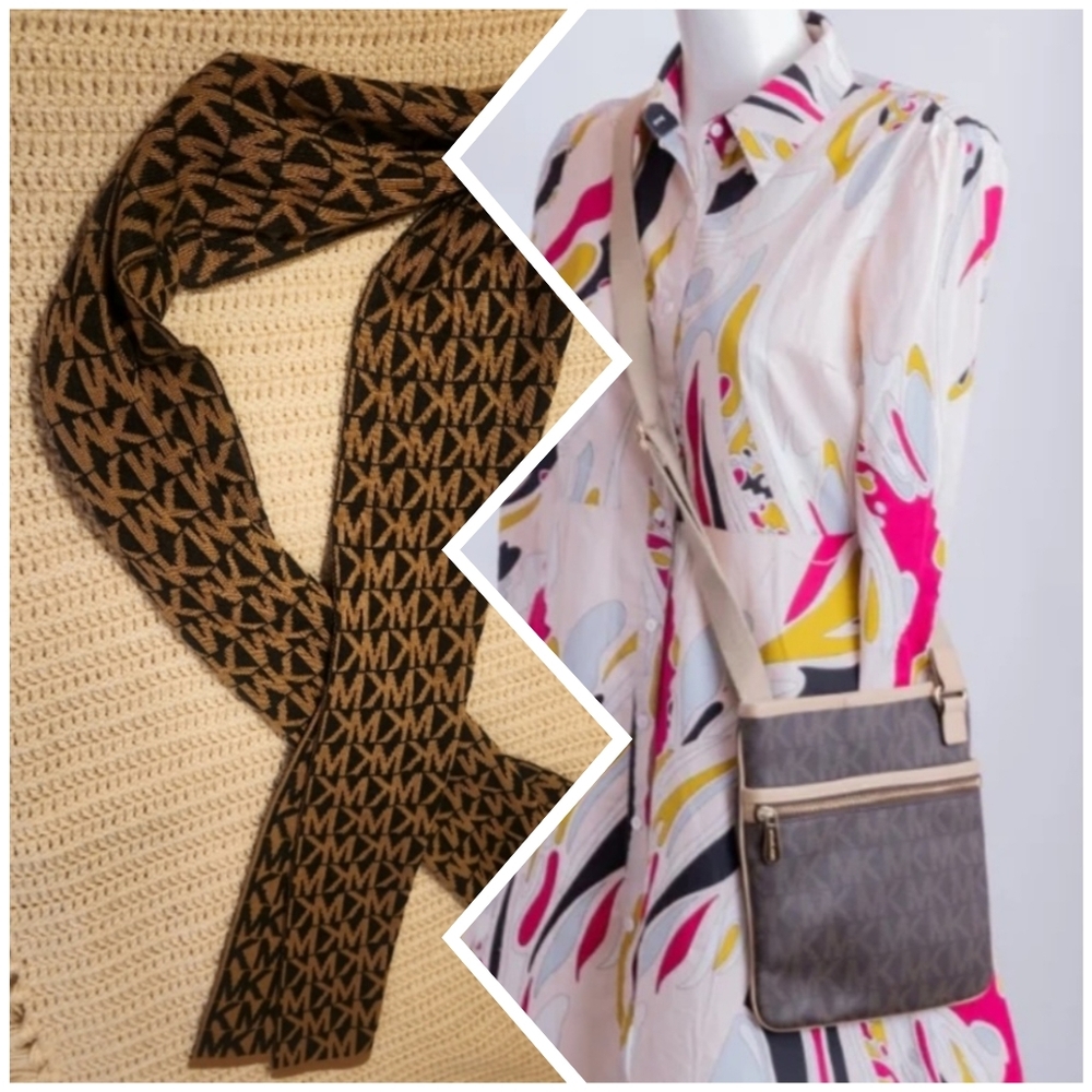 Michael Kors NWOT Scarf & Bag Bundle